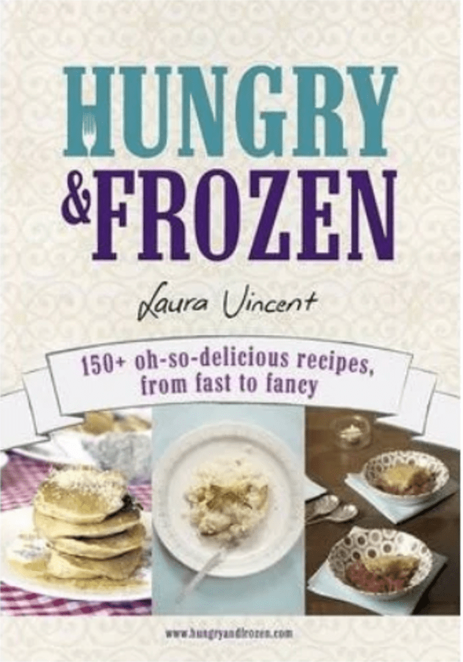 Hungry & Frozen cookbook cover.
